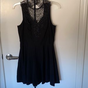 Black lace dress